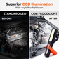 🔦 Ultra-Bright COB Work Light – Rechargeable Magnetic LED Work Light with Folding Stand for Garage & Car Repairs