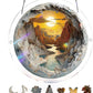 Acrylic Sunset & Sea Jigsaw Puzzle Window Hanging
