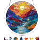 Acrylic Sunset & Sea Jigsaw Puzzle Window Hanging