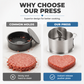 Stainless Steel Burger Press and Mold Set
