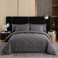 ⏳LIMITED-TIME 50% OFF! 💐3-Piece Quilted Comforter Set with Shams⏰