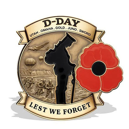 Limited Edition D-DAY 80th Anniversary Commemorative Badge