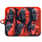 3D Skull Silicone Ice Cube Tray with Lid