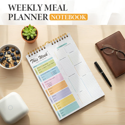 Weekly Meal Planner Notebook
