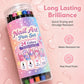 💅 12-Color Dual-Tip Nail Art Pens – Easy DIY Nail Designs