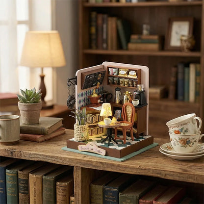DIY Creative Mini Cabin House Model Kit
