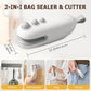 2-in-1 Rechargeable Mini Bag Sealer with Cutter & Magnet