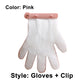 Practical Gift - Wall Mounted Kitchen Glove Organizer Clip Set