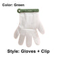 Practical Gift - Wall Mounted Kitchen Glove Organizer Clip Set