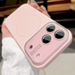 Luxury Matte Frosted Liquid Silicone Phone Case with Protector - Shockproof, Camera Lens Protection, MagSafe Compatible, Customized Solid Phone Accessories for iPhone 17/16/15/14/13 Pro Max HL