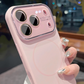Luxury Matte Frosted Liquid Silicone Phone Case with Protector - Shockproof, Camera Lens Protection, MagSafe Compatible, Customized Solid Phone Accessories for iPhone 17/16/15/14/13 Pro Max HL