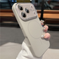 Luxury Matte Frosted Liquid Silicone Phone Case with Protector - Shockproof, Camera Lens Protection, MagSafe Compatible, Customized Solid Phone Accessories for iPhone 17/16/15/14/13 Pro Max HL