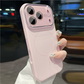 Luxury Matte Frosted Liquid Silicone Phone Case with Protector - Shockproof, Camera Lens Protection, MagSafe Compatible, Customized Solid Phone Accessories for iPhone 17/16/15/14/13 Pro Max HL