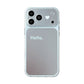 Sweet Heart Pattern Metallic Finish Phone Case