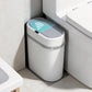 12L Slim Motion Sensor Bathroom Trash Can, Automatic Touchless Waste Bin with Sealed Lid, Narrow Space-Saving Garbage Bin for Bathroom, Bedroom & Home
