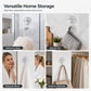 Drill-Free Vacuum Suction Cup Hooks Heavy Duty Wall Hangers for Kitchen Bathroom