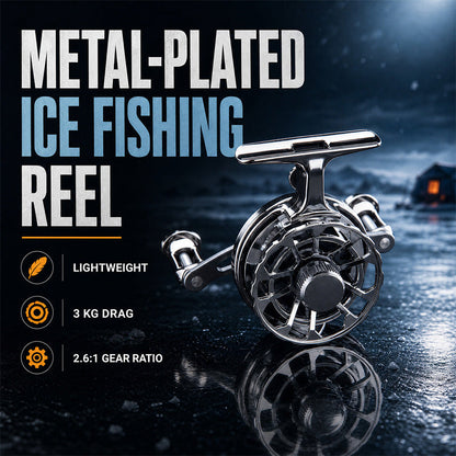 Lightweight Metal Fishing Reel with Dual Rocker Arms