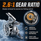 Lightweight Metal Fishing Reel with Dual Rocker Arms