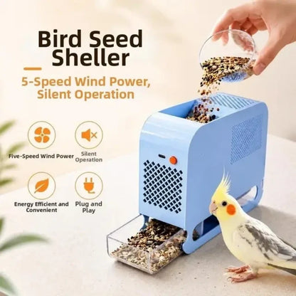 Electric Bird Seed Sheller & Chaff Separator