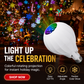 Colorful Rotating Christmas Atmosphere Projector