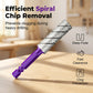 Diamond-Coated Dry Drill Bit with Spiral Flute