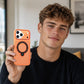 Magnetic Cooling Phone Case with Ring Stand