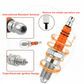 D8TC High Performance Three-Electrode Spark Plug