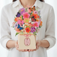 3D Pop-Up Musical Flower Bouquet Card with Lights