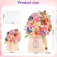 3D Pop-Up Musical Flower Bouquet Card with Lights