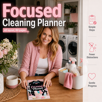 Deep Cleaning Planner with Chore Charts