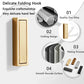 🪝 Multifunctional Wall Mount Foldable Hook: 90° Rotating, Space-Saving, Durable Metal