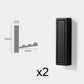 🪝 Multifunctional Wall Mount Foldable Hook: 90° Rotating, Space-Saving, Durable Metal
