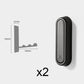 🪝 Multifunctional Wall Mount Foldable Hook: 90° Rotating, Space-Saving, Durable Metal