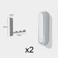 🪝 Multifunctional Wall Mount Foldable Hook: 90° Rotating, Space-Saving, Durable Metal