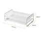 Self-Draining Soap Dish Holder for Bathroom, Rust Resistant Soap Saver Tray with Water Drainage Design