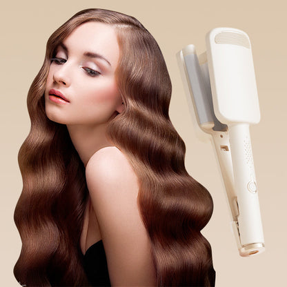💇 32mm Wavy Hair Curler: Deep U-Barrel, 4 Temp Settings, Negative Ion, Auto Shut-Off