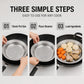 Universal Stainless Steel Steaming Plate