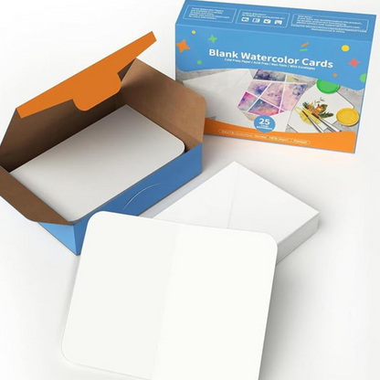 🌈Blank Watercolor Cards and Envelopes | Create Christmas Cards That Feel Truly Personal