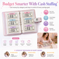 Lockable Glitter Budget Binder for Cash Savings