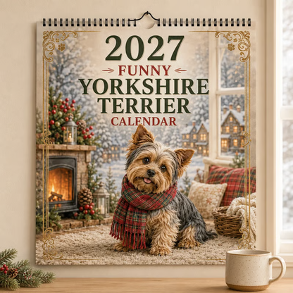 2027 Yorkshire Terrier Wall Calendar