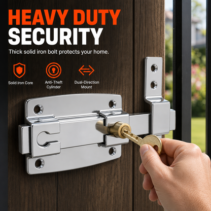 🚪 Upgrade Your Gate Security With a Heavy-Duty Bolt