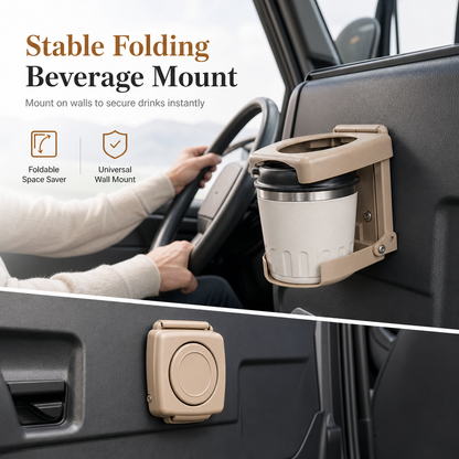 Folding Car Cup Holder Beverage Drink Rack