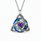 🎁2026 New Arrivals 50% OFF💥Women's Celtic Knot Birthstone Pendant Necklace🌀📿