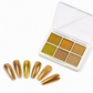 💅✨ 6-Color Solid Chrome Nail Powder – Rub-On Metallic Mirror Effect