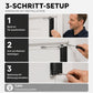 Adjustable stainless steel automatic door closer with silent damping