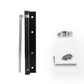 Adjustable stainless steel automatic door closer with silent damping