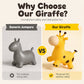 Cute Giraffe Bouncy Animal Hopper for Kids