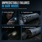 High-Power Rechargeable Handheld Flashlight with Shoulder Strap