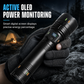 High-Power Rechargeable Handheld Flashlight with Shoulder Strap