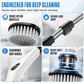 Multi-Function Electric Spin Scrubber with Extendable Handle